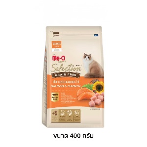 Me-O Gold Selection สูตร Salmon & Chicken - 400g