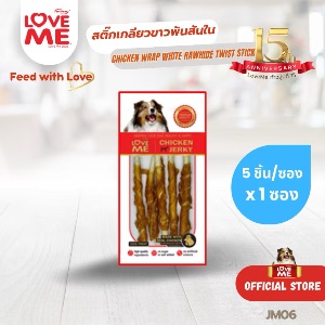 Love Me JM06 สติ๊กเกลียวขาวพันสันใน