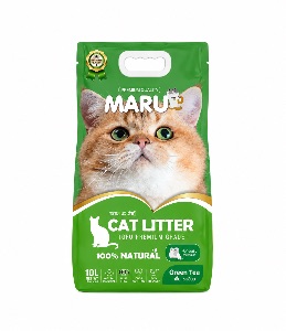 MARU ทรายแมวเต้าหู้กลิ่น Green Tea