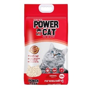 Power Cat ทรายแมวเต้าหู้กลิ่น Original 10L