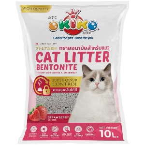 Okiko Bentonite กลิ่น Strawberry 10L