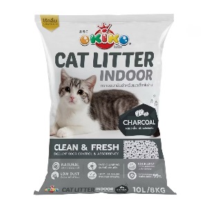 Okiko Bentonite Indoor กลิ่น Charcoal 10L