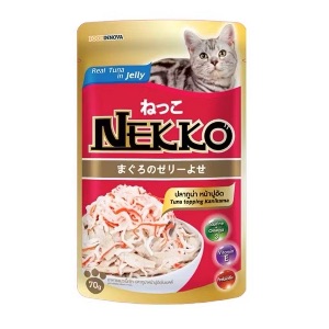 Nekko NP3 ปลาทูน่าปูอัดในเยลลี่