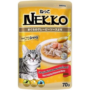 Nekko NP10 ปลาทูน่าแซลมอนในเกรวี่
