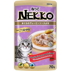 Nekko NP12 ปลาทูน่าหน้าปลาทรายแดงในเกรวี่