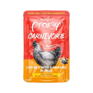 Pramy CV8 ไก่กับปูอัดในเยลลี่