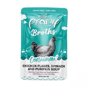 Pramy CS3 ไก่ฉีก ผักโขมและฟักทอง