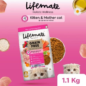 Lifemate GF Kitten & Mother Cat - 1.1kg