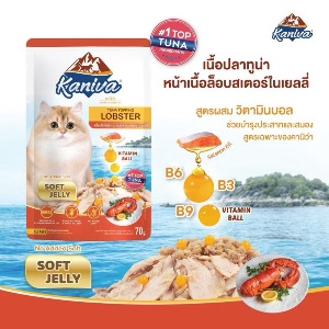 KNV เนื้อทูน่าหน้าเนื้อล็อบสเตอร์ในเยลลี่