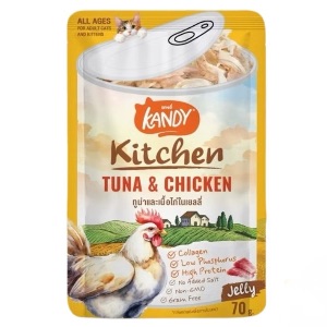 Kandy CJ1 ทูน่าและเนื้อไก่ในเยลลี่