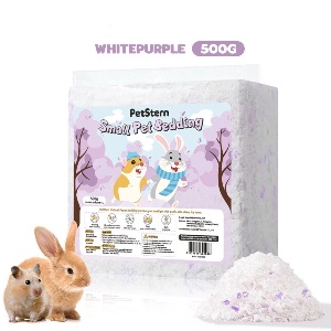 PetStern รองกรงกระดาษ 500g - Whitepurple