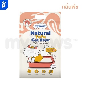 MP ทรายแมวเต้าหู้กลิ่น Peach 24L